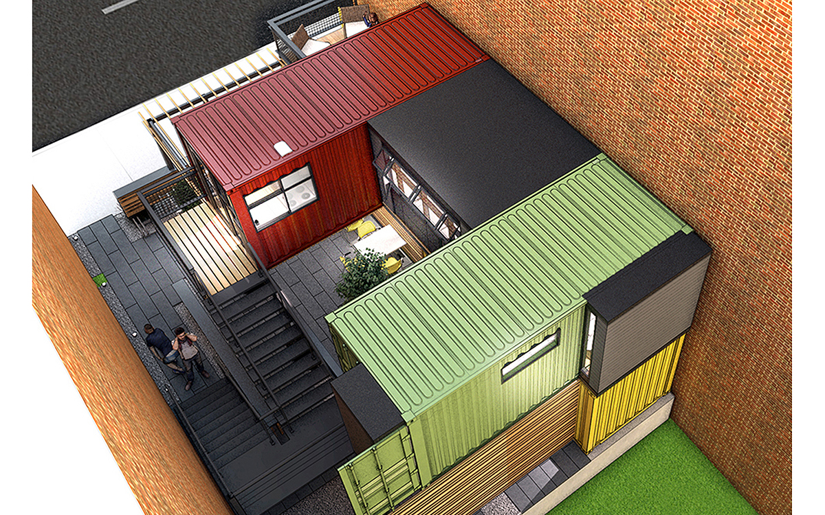 Urban Infill Container House